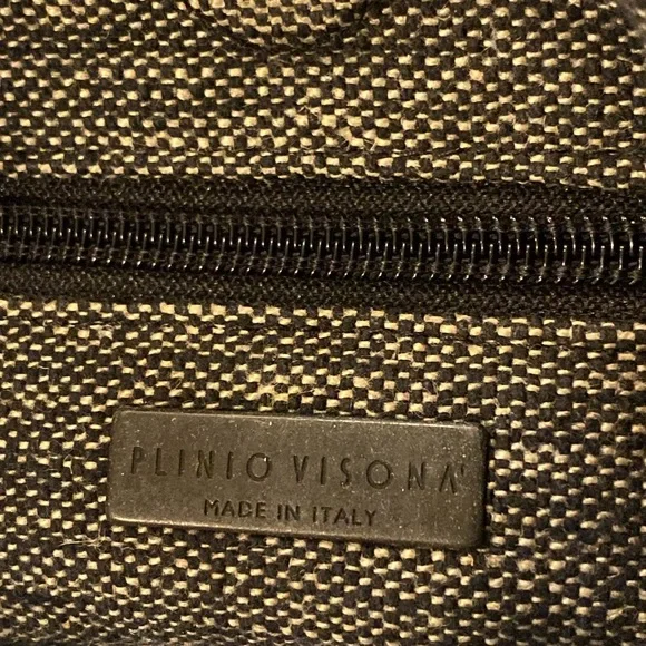 Plinio Visona made in Italy black tote